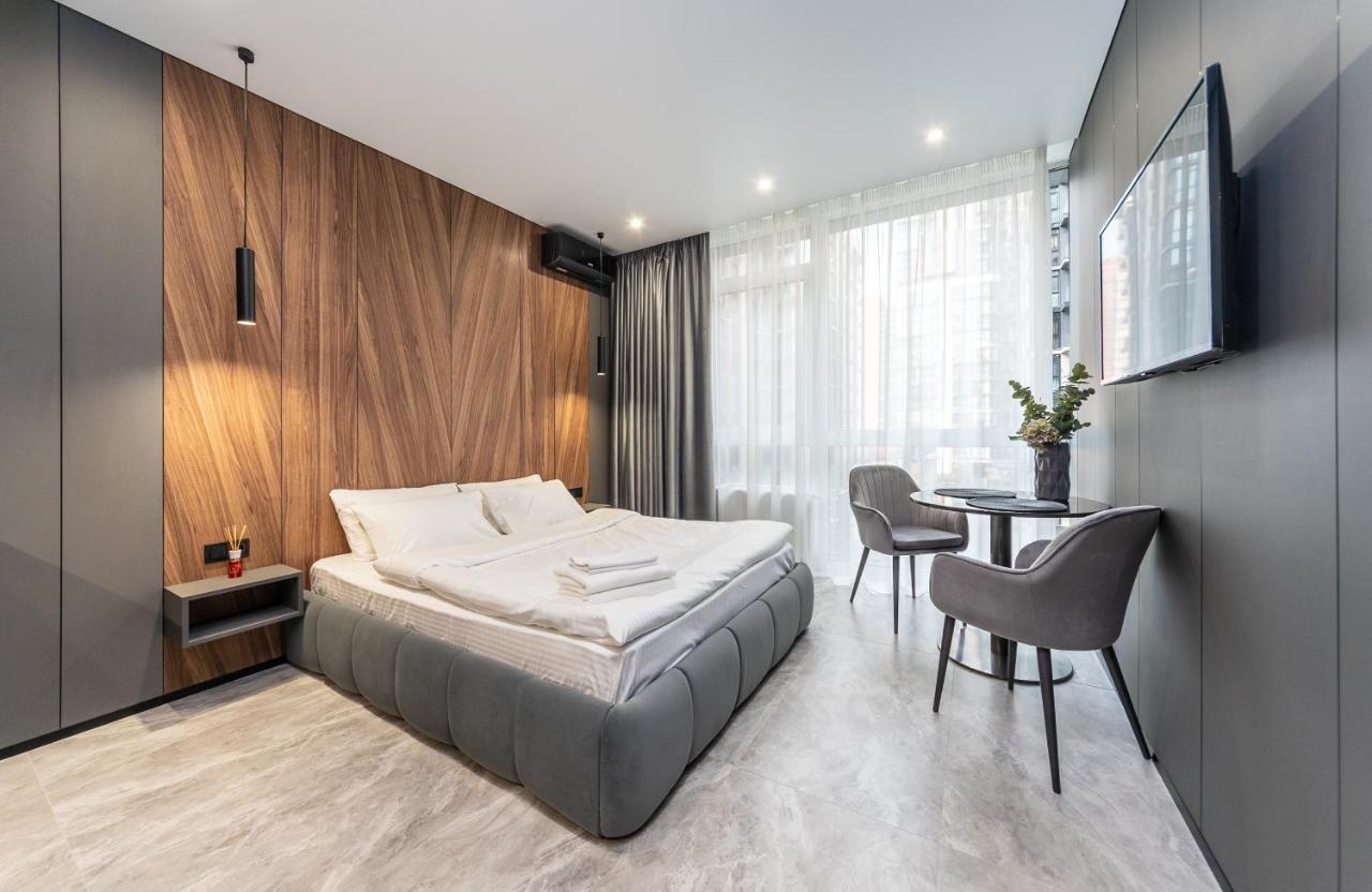 Апартаменти-Студіо "Premium Lux Apartments French Quarter 2" З Гідромасажною Ванною Чи З Душем Kiev Exterior foto
