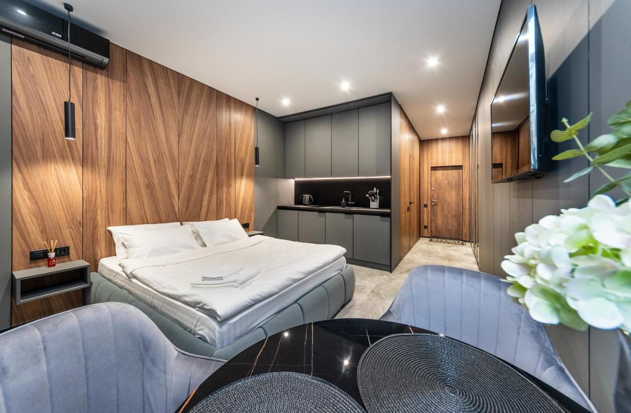Апартаменти-Студіо "Premium Lux Apartments French Quarter 2" З Гідромасажною Ванною Чи З Душем Kiev Exterior foto
