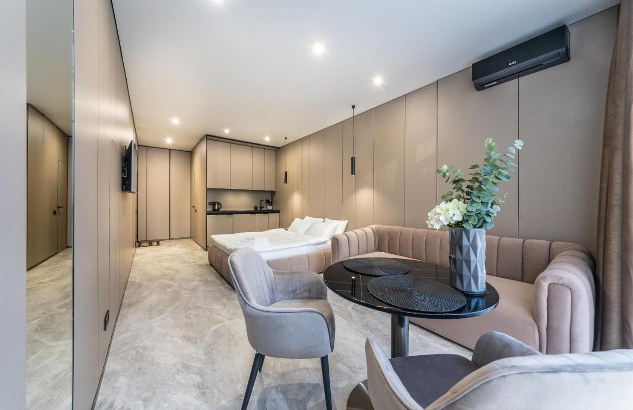 Апартаменти-Студіо "Premium Lux Apartments French Quarter 2" З Гідромасажною Ванною Чи З Душем Kiev Exterior foto