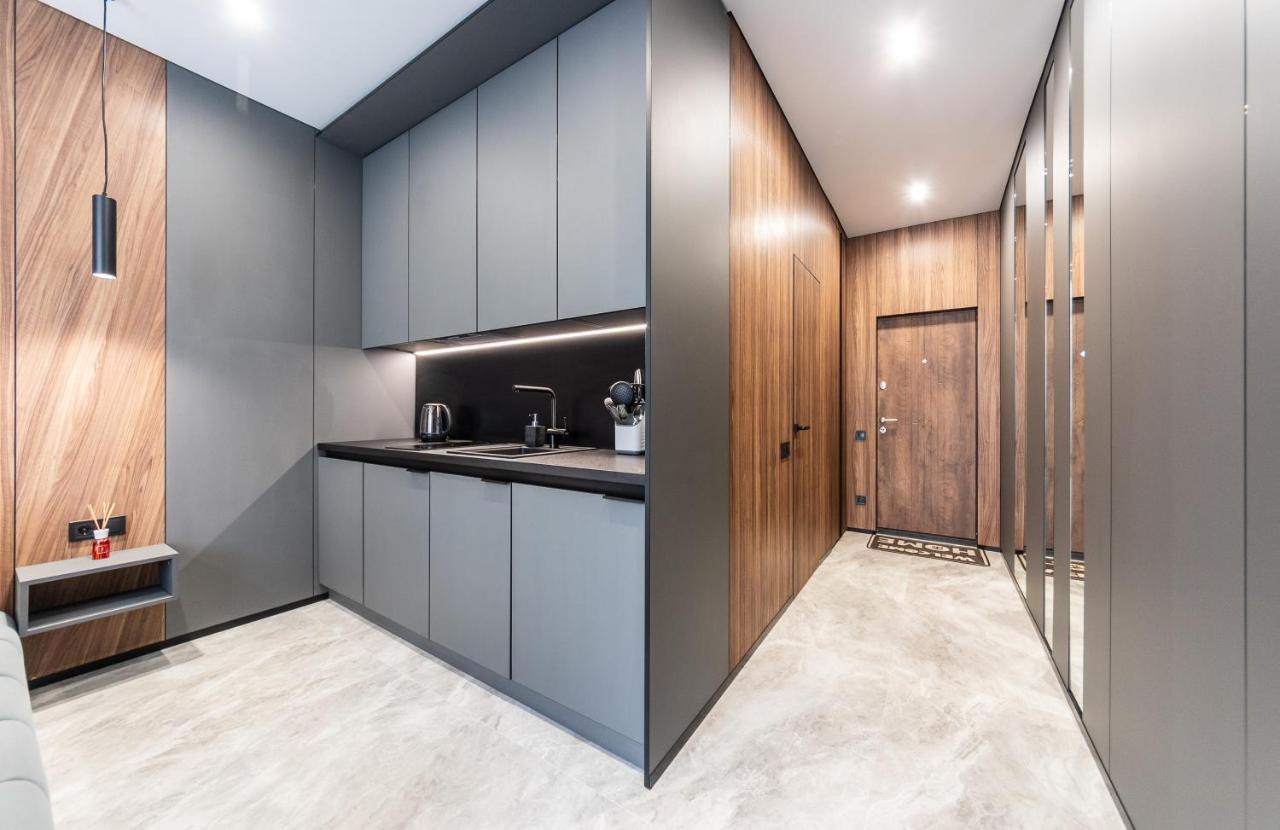 Апартаменти-Студіо "Premium Lux Apartments French Quarter 2" З Гідромасажною Ванною Чи З Душем Kiev Exterior foto